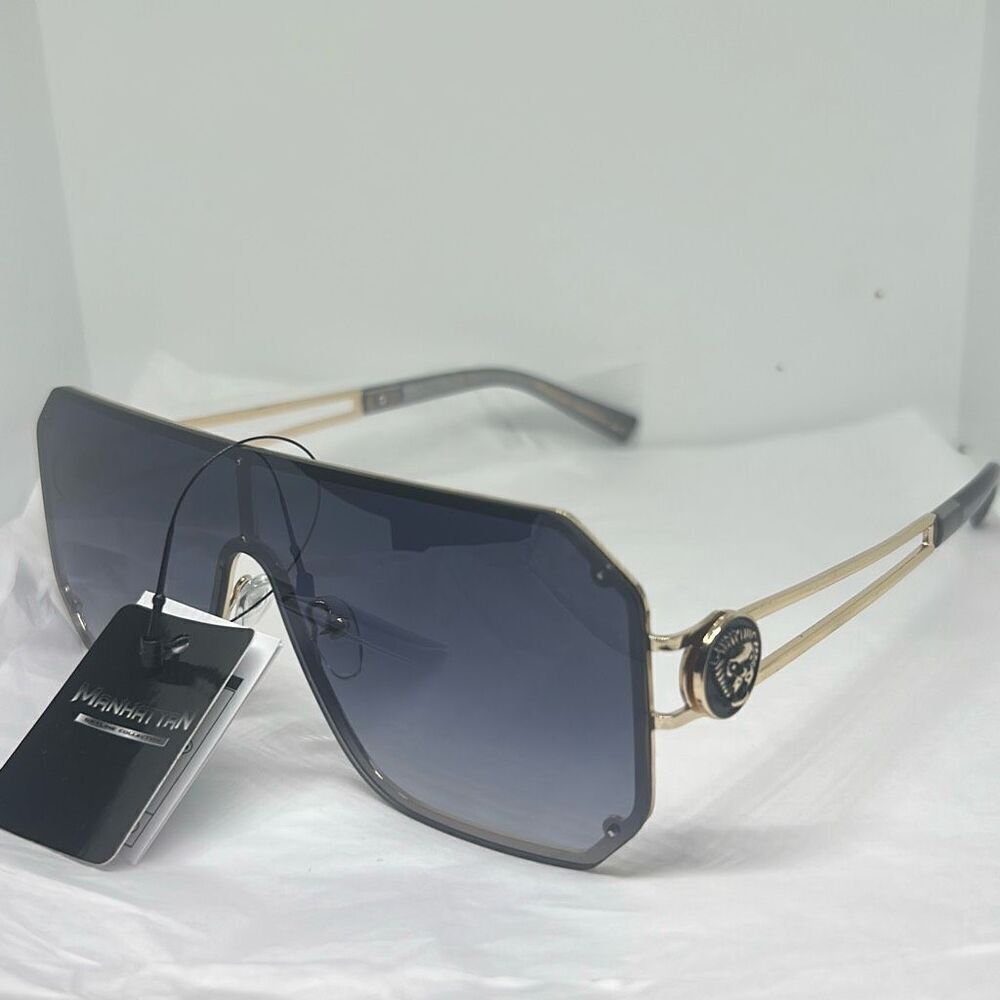 Manhattan Edge Shield Sunglasses – Oversized Fashion Statement